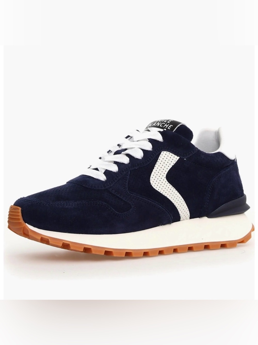 NWT VOILE BLANCHE Paris Race Sneaker in Ink Blue - Picture 2 of 15